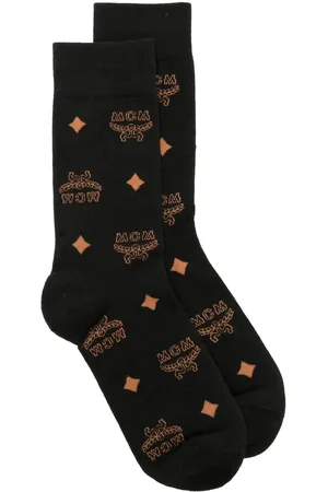 MCM Calcetines tejidos con estampado de monograma