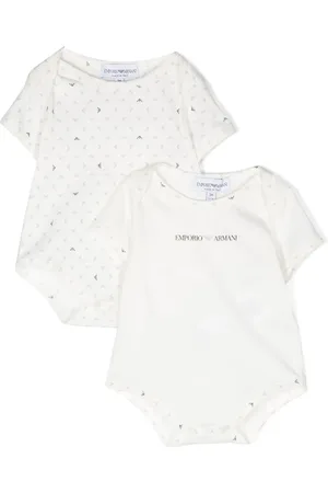 Emporio Armani Set de romper con logo estampado