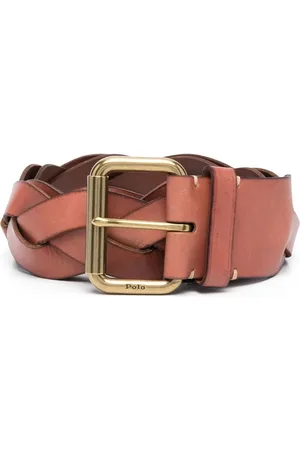 Ralph Lauren Cinturón trenzado con hebilla