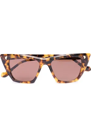 Nanushka Lentes de sol con armazón estilo carey