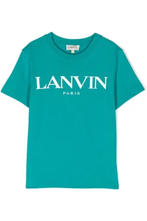 Lanvin Playera con logo estampado y cuello redondo