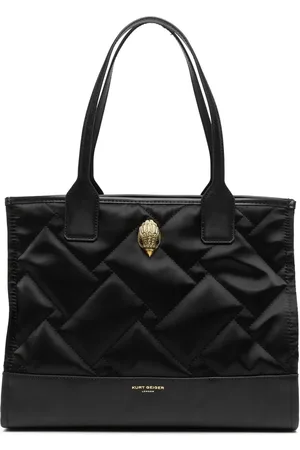 Kurt Geiger Tote capitonado con logo