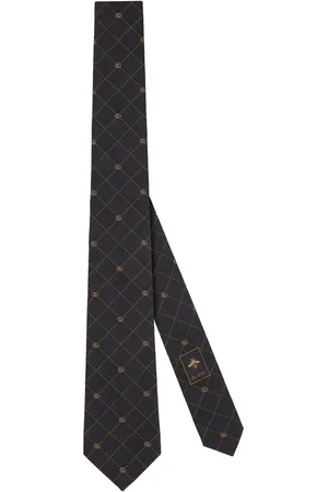 Gucci Corbata con motivo Interlocking G