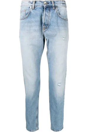 ELEVENTY Jeans tapered con efecto lavado