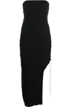 GIUSEPPE DI MORABITO Vestido midi con detalles de cristal