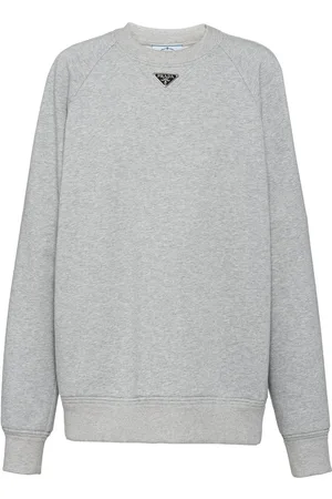 Prada Sudadera con logo triangular
