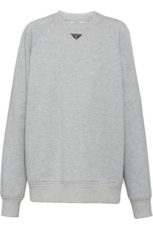 Prada Sudadera con logo triangular