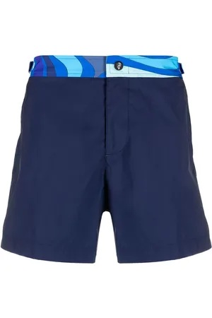 Puccini Shorts de playa con estampado Marmo