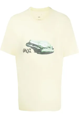 OAMC Playera con cuello redondo y estampado gráfico