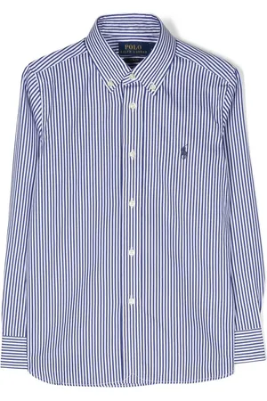 Ralph Lauren Camisa con botones y rayas estampadas