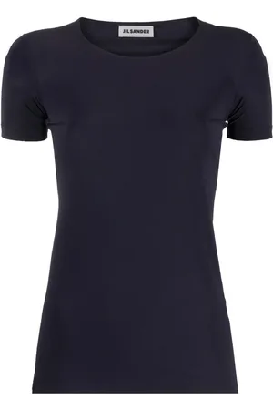 Jil Sander Playera con cuello redondo