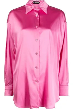 Tom Ford Camisa con cuello de pico y botones
