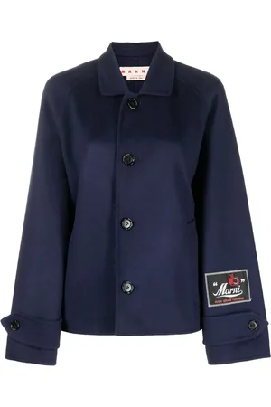 Marni Abrigo con botones y parche del logo