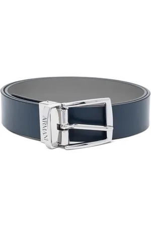 Emporio Armani Cinturón con hebilla y logo estampado