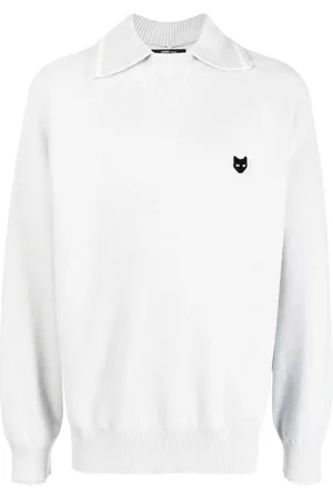 SONGZIO Sudadera con cuello redondo y parche del logo