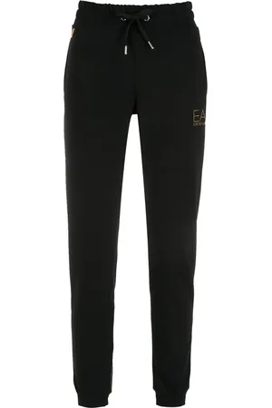 EA7 Pants con logo y apliques