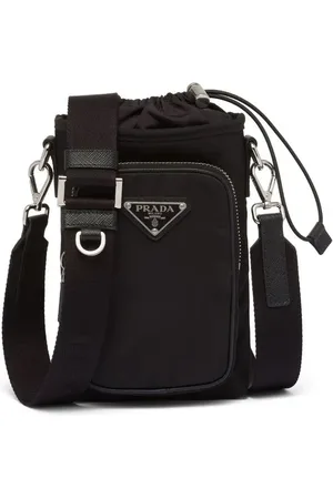Prada Funda para celular con placa del logo