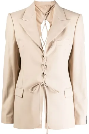Rokh Blazer de vestir con abertura en la espalda