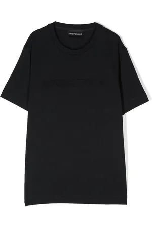 Emporio Armani Playera con logo en relieve