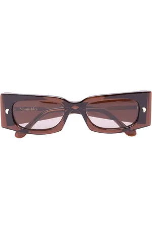 Nanushka Lentes de sol con armazón cuadrada