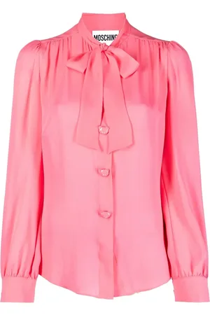 Moschino Blusa con moño en el cuello