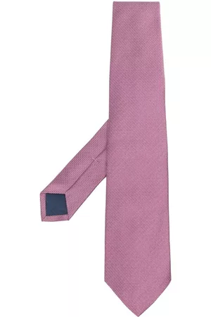 Ralph Lauren Polka dot embroidered silk tie