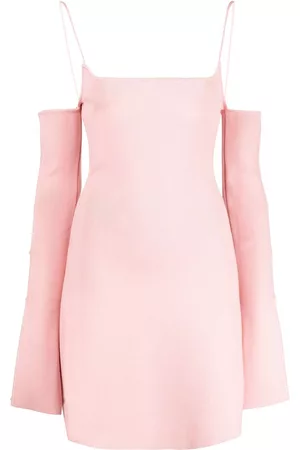 Mach & Mach Vestido corto con lazo de cristal