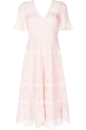 Needle & Thread Vestido midi con corte imperio