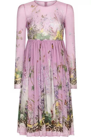 Dolce & Gabbana Floral-print silk minidress