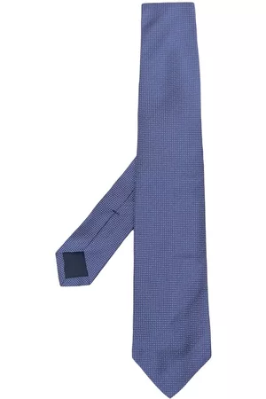 Ralph Lauren Polka dot embroidered silk tie
