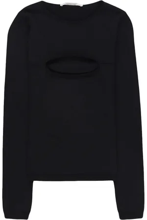 Stella McCartney Top tejido con detalle de aberturas