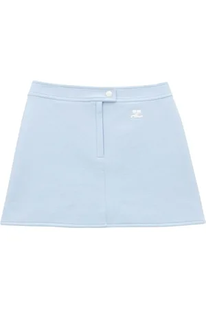 Courrèges Falda corta acampanada