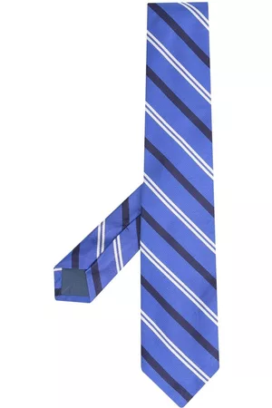 Ralph Lauren Diagonal stripe silk tie