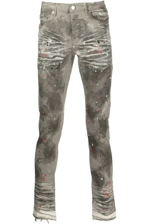 Purple Brand Skinny jeans con efecto envejecido