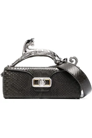 Lanvin Tote mini de piel de serpiente