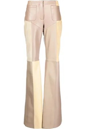Marine Serre Pantalones anchos con paneles