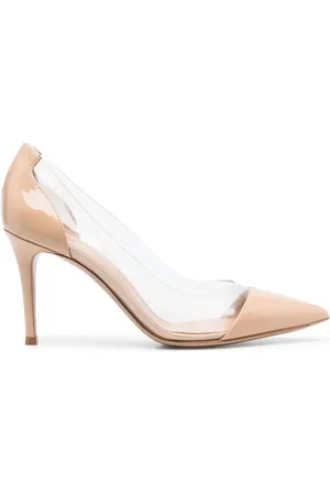 Gianvito Rossi Zapatillas transparentes con puntera en punta y tacón de 90mm