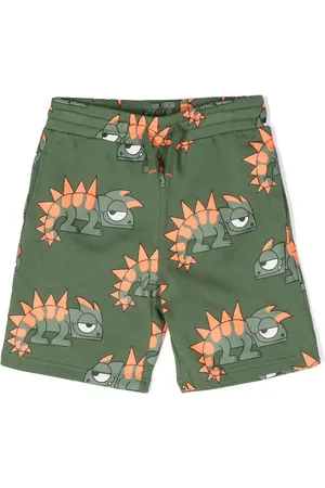 Stella McCartney Shorts deportivos con estampado de camaleón