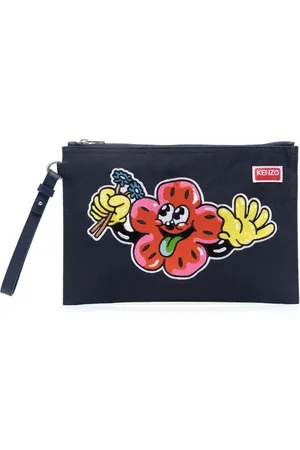 Kenzo Bolsa de mano con logo bordado