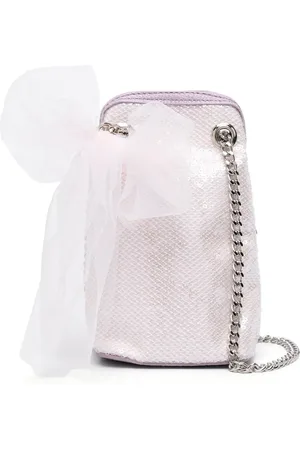 MONNALISA Bolsa bucket con efecto de piel de serpiente