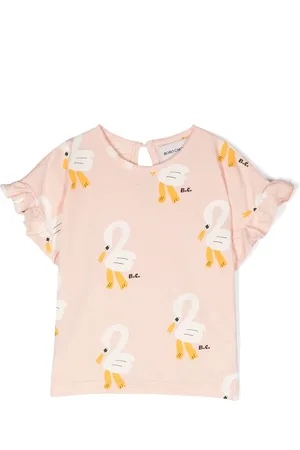 Bobo Choses Playera con animal print y volantes