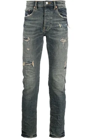 Purple Brand Skinny jeans con efecto envejecido