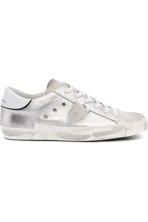Philippe model Tenis con parche del logo lateral