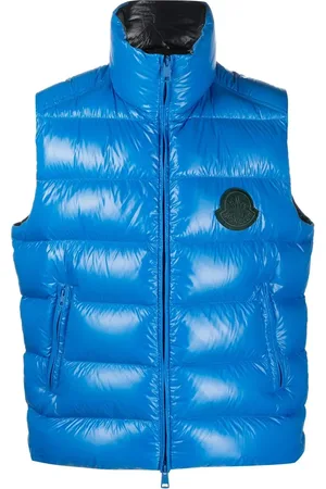 Moncler Chaleco capitonado con parche del logo