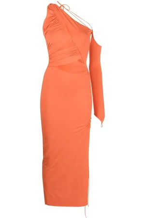 MANURI Vestido midi asimétrico