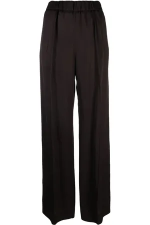 Jil Sander Pantalones anchos con tiro alto