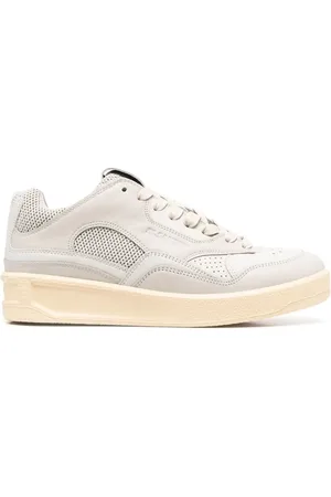 Jil Sander Tenis bajos con paneles