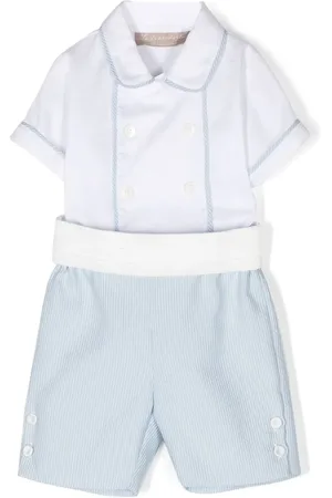LA STUPENDERIA Set de shorts con motivo de rayas