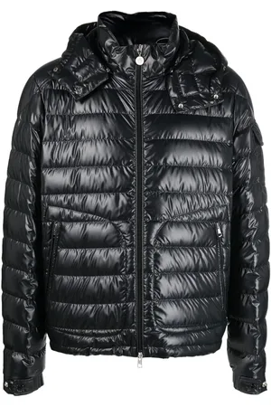 Moncler Chamarra capitonada con parche del logo