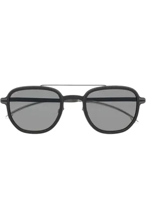 MYKITA Lentes de sol con armazón estilo piloto